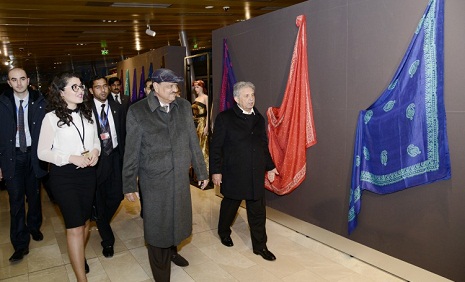 Pakistani President tours Azerbaijan Carpet Museum - PHOTOS